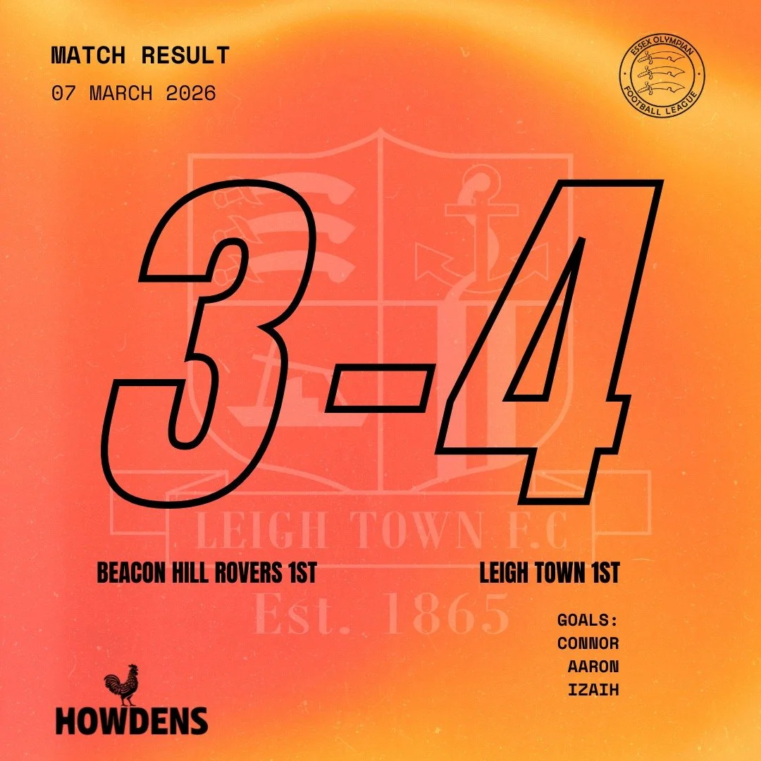 Tough but well deserved win today for the 1sts, away to Beacon Hill #UpTheTown