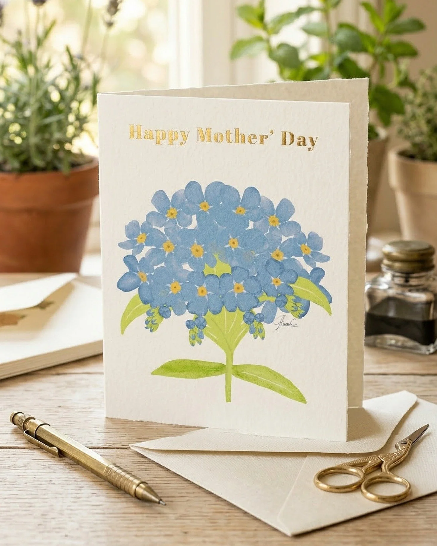 💐 Happy Mother&rsquo;s Day to all the wonderful mums out there 💛
Today I realised that out of all the cards I&rsquo;ve designed, I don&rsquo;t actually have a single one with &ldquo;Happy Mother&rsquo;s Day&rdquo; written on it! So I made a quick s