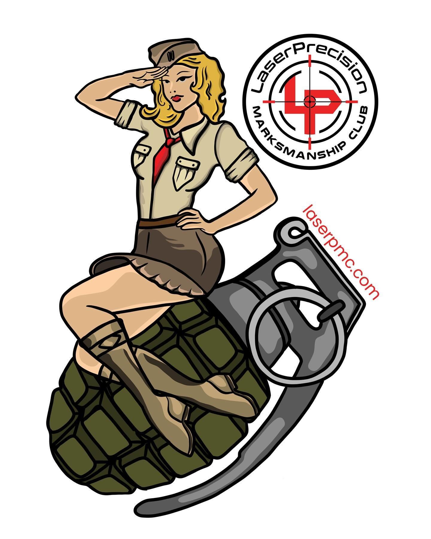 Made some fun designs for @laserprecisionmc 🔫 more content coming soon!!!