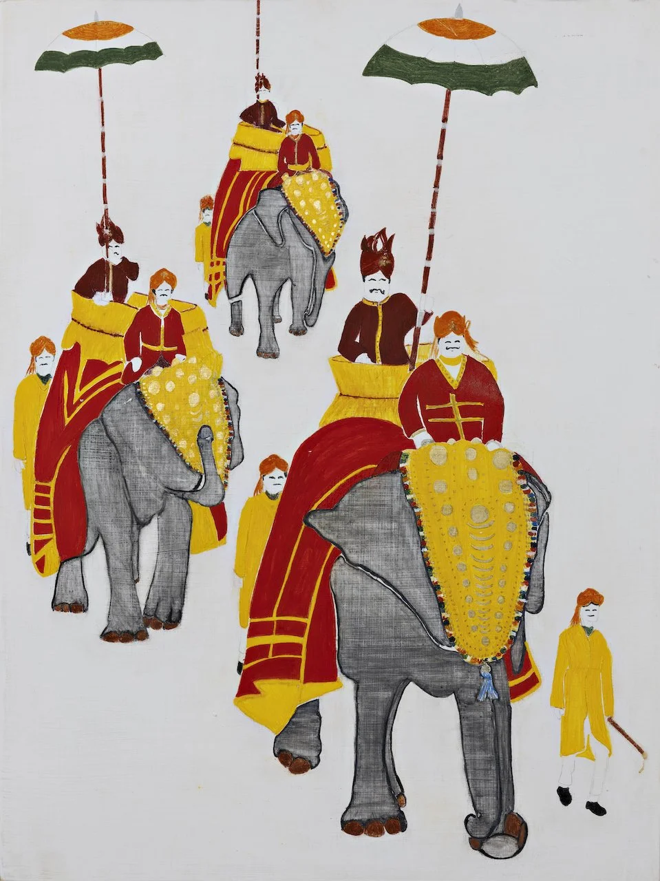 'Military Parade – Mugal War Elephants'