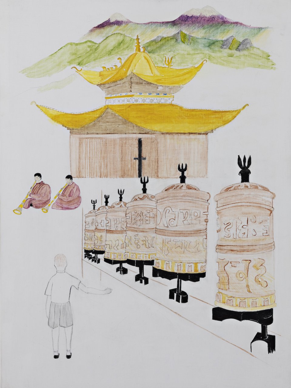 'Temple visit in Nepal'