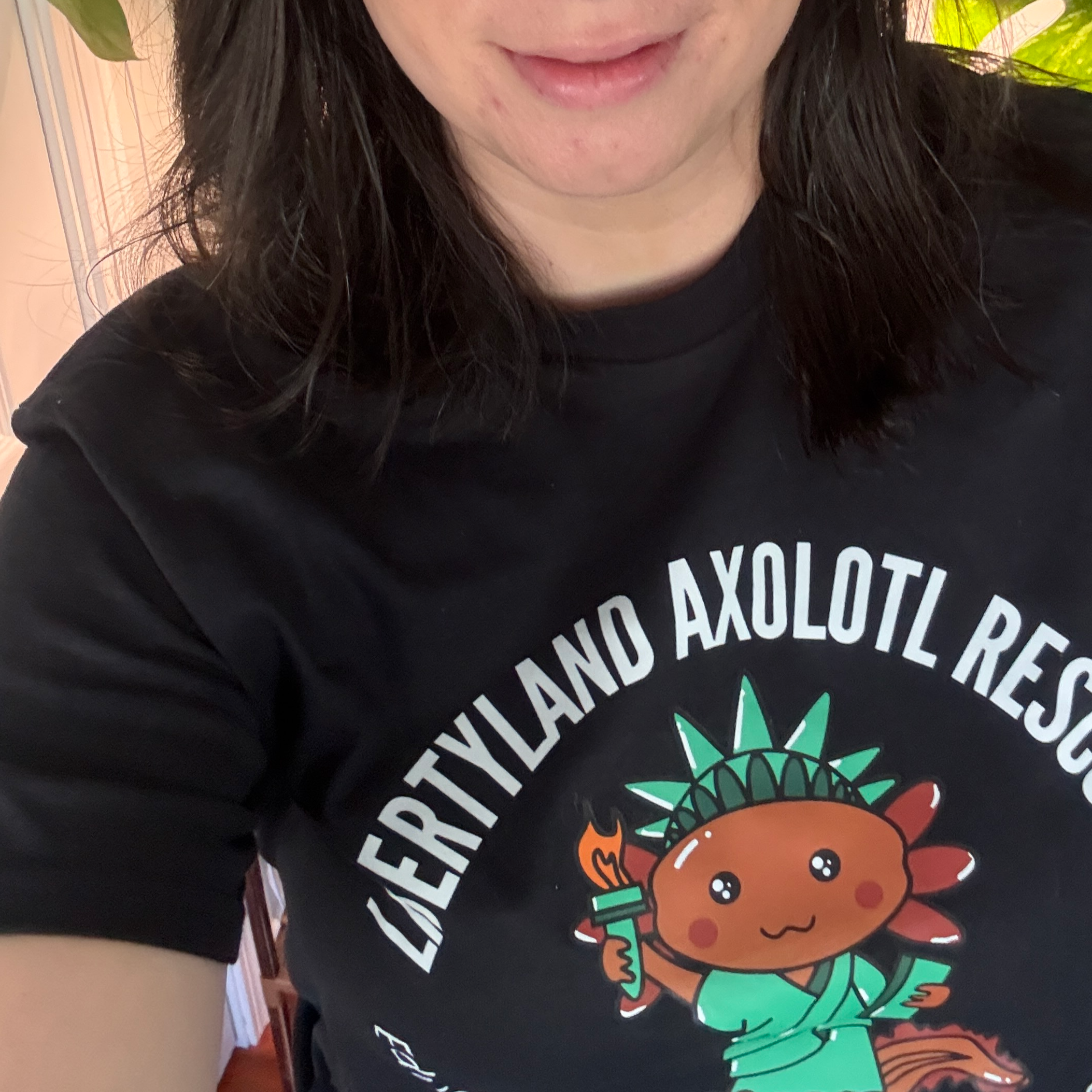 Libertyland Axolotl Rescue Logo T-Shirt