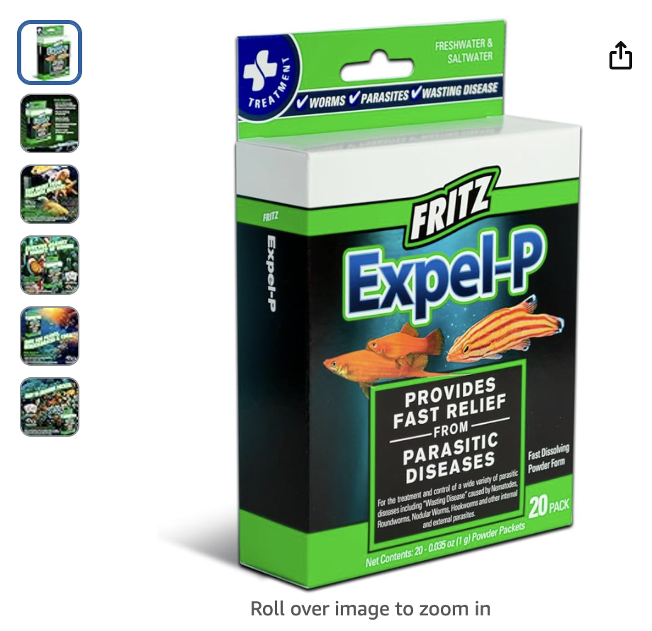 Fritz Expel-P parasite treatment