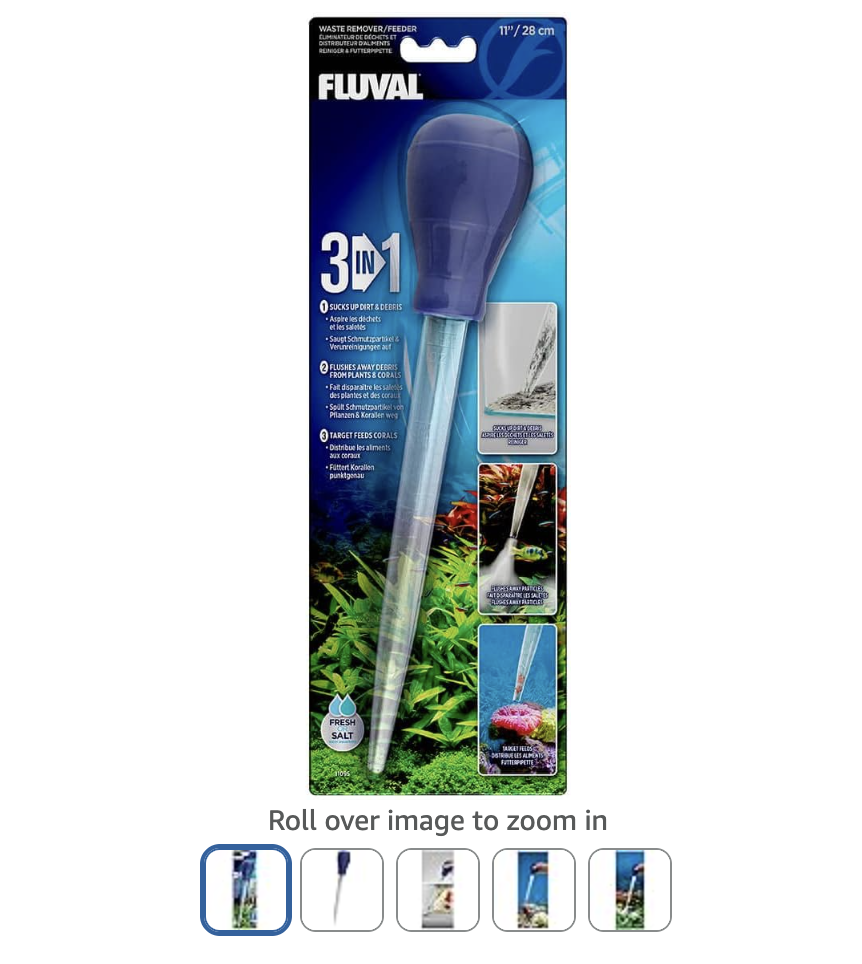 Fluval aquarium feeder/cleaner