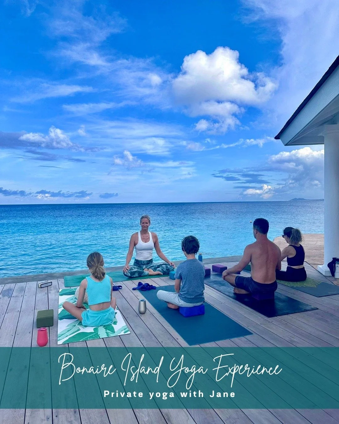 PRIVATE YOGA sessions with Jane Bakx
Bonaire Island Yoga Experience

Enjoy a yoga class tailored to your needs with more personal attention. So extra time for physical adjustments and more explanations where you need them. You get to choose the yoga 