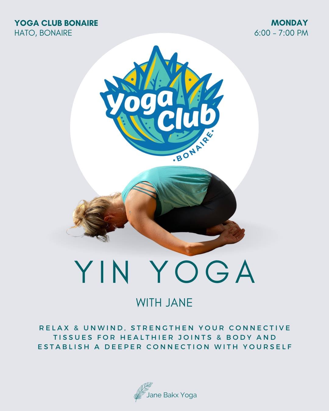Monday is Yinday

It's the perfect moment to slow down.
Relax and unwind as you strengthen your connective tissues, support your joints and create more space in your body.
Allow yourself to soften, breathe and let go.

Immerse yourself in deep relaxa
