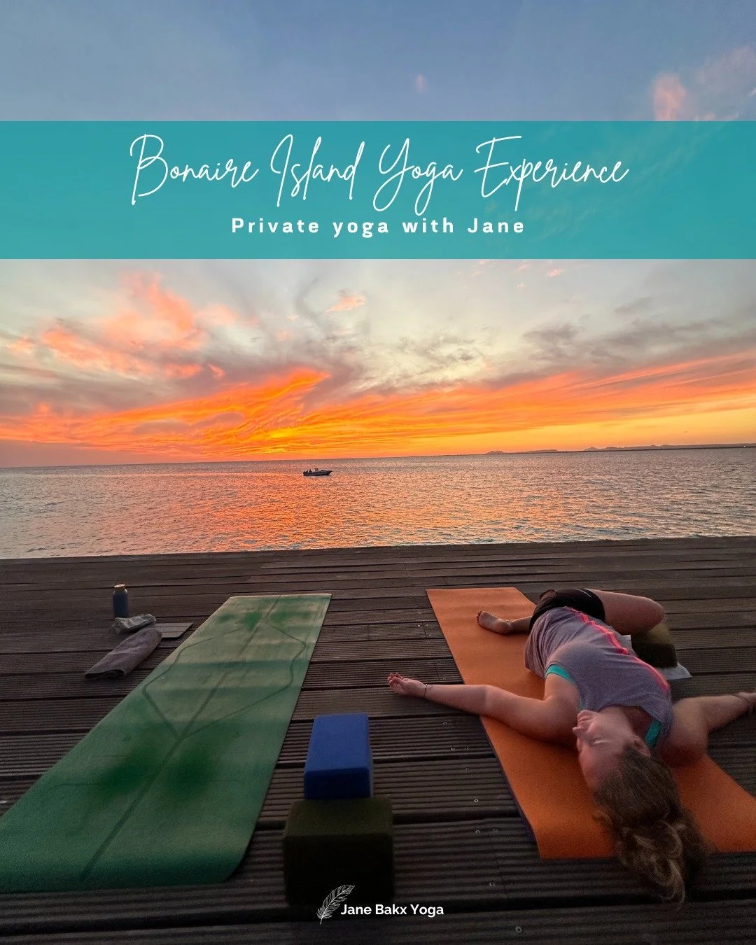 PRIVATE YOGA sessions with Jane Bakx
Bonaire Island Yoga Experience

Enjoy a yoga class tailored to your needs with more personal attention. So extra time for physical adjustments and more explanations where you need them. You get to choose the yoga 