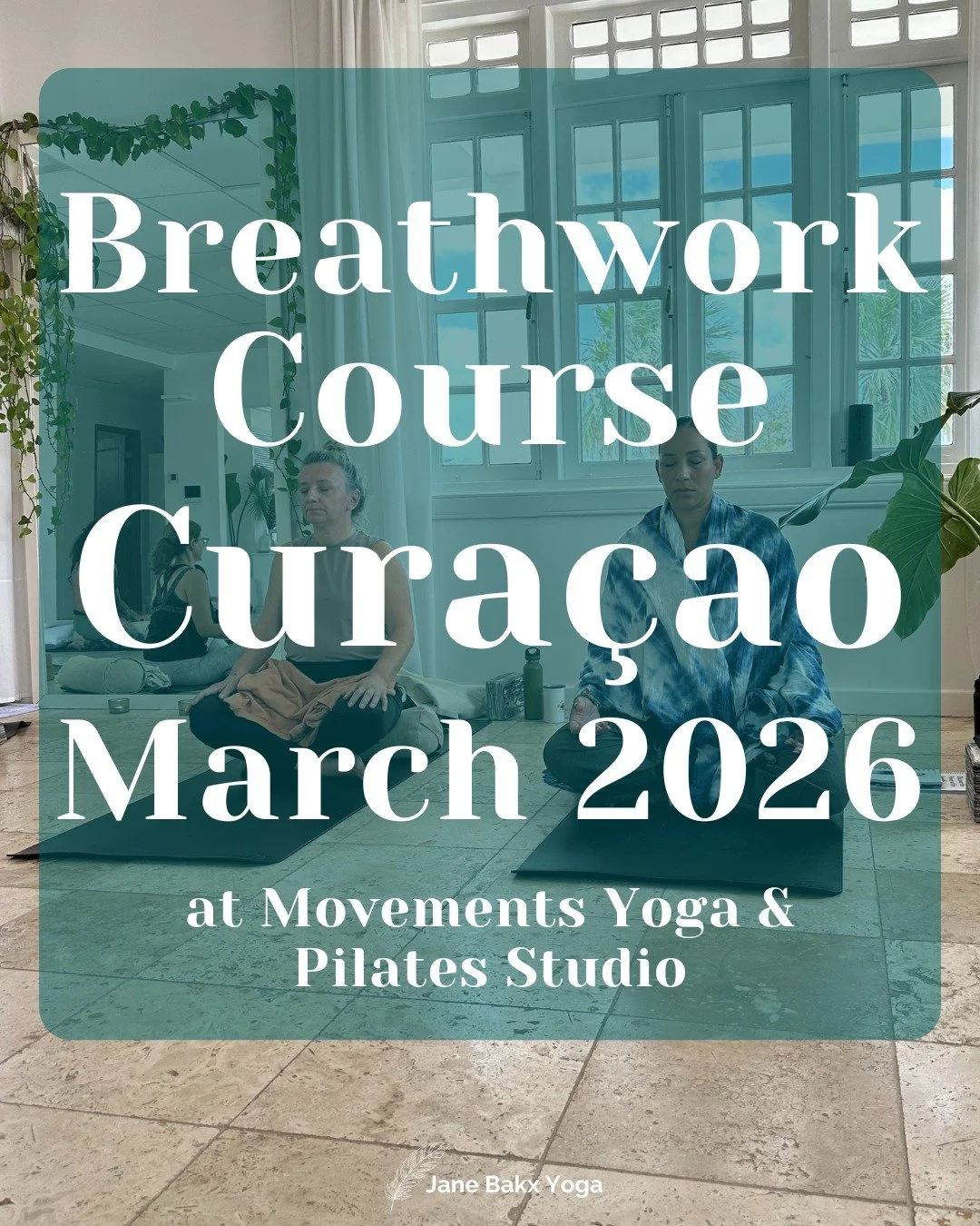 BREATHE ~ Breathwork &amp; Pranayama Course 

The breath is such a powerful tool to change the state of the body and the mind. Want to learn all about the power of the breath? Join this in-depth course on Cura&ccedil;ao.

A 30h course combining onlin