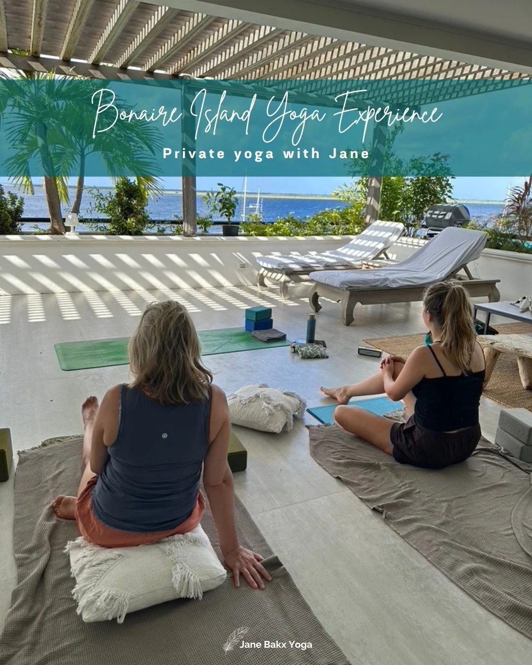 Private Yoga Sessions with Jane Bakx
Bonaire Island Yoga Experience

Enjoy a private yoga session fully tailored to you. More personal attention, time for physical adjustments, and clear explanations where you need them. You choose the yoga style, th
