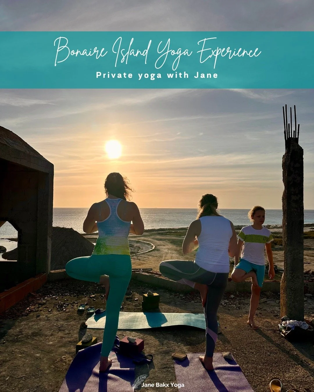 Private Yoga Sessions with Jane Bakx
Bonaire Island Yoga Experience

A private yoga class means time, attention, and a practice that truly fits you. We slow things down where needed, dive a little deeper where you&rsquo;re curious, and always move at