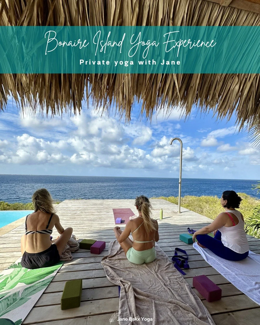 Private Yoga on Bonaire with Jane Bakx

On holiday, but still want to move your body in a way that feels good? Or finally take the time for a yoga session that&rsquo;s really about you?

My private yoga sessions offer space, attention, and flexibilit