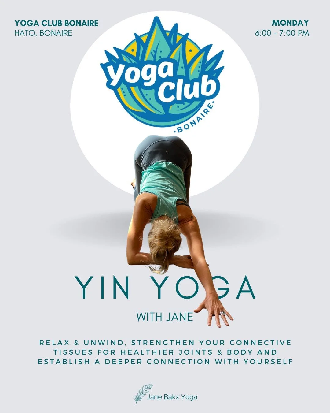 Monday is Yinday

Start your week with stillness and softness.
Yin Yoga helps you relax deeply while gently strengthening your connective tissues and creating more mobility and openness.

Let the music guide you, sink into each pose and enjoy a peace