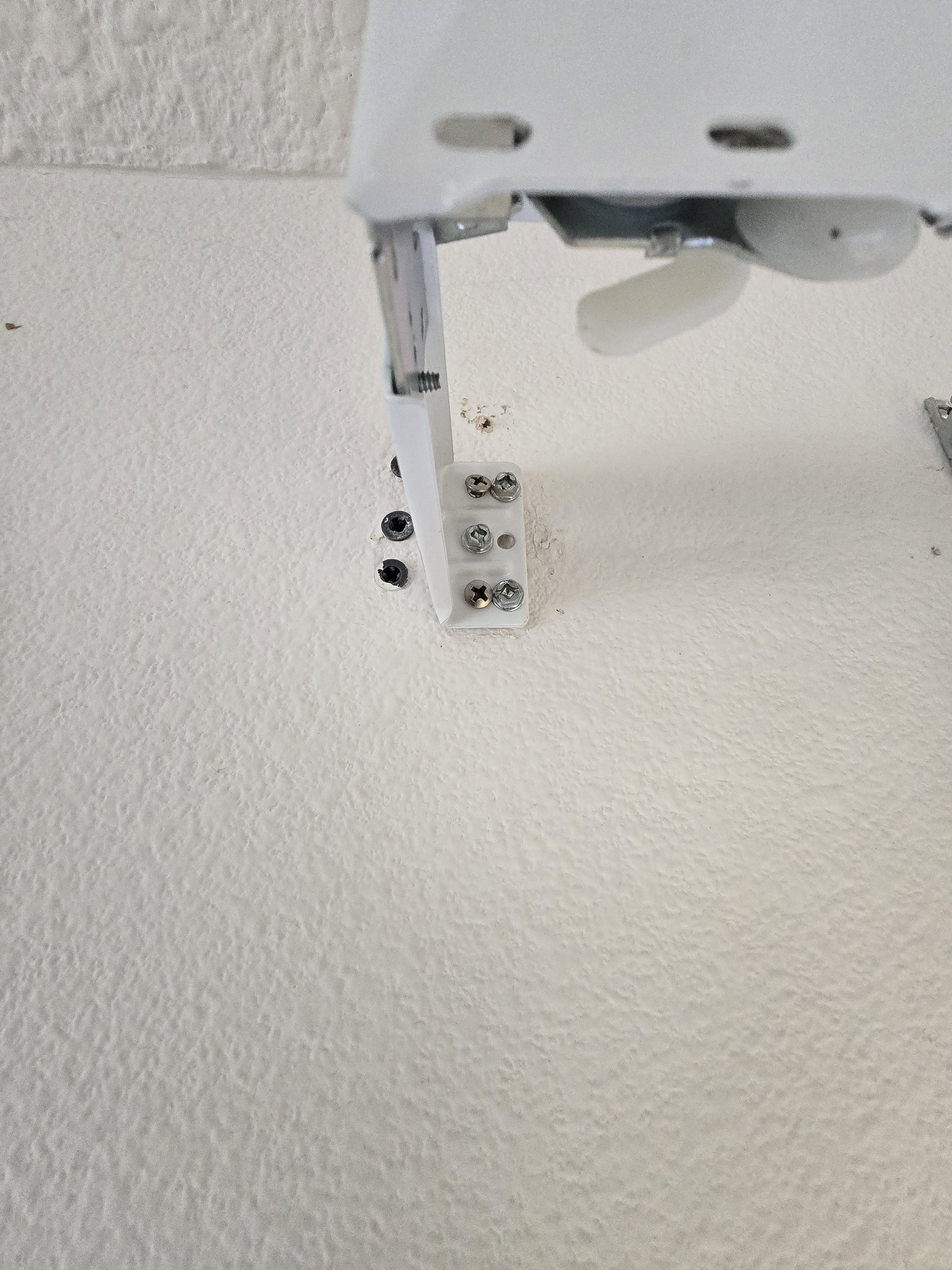 Damage of heavy drapes.