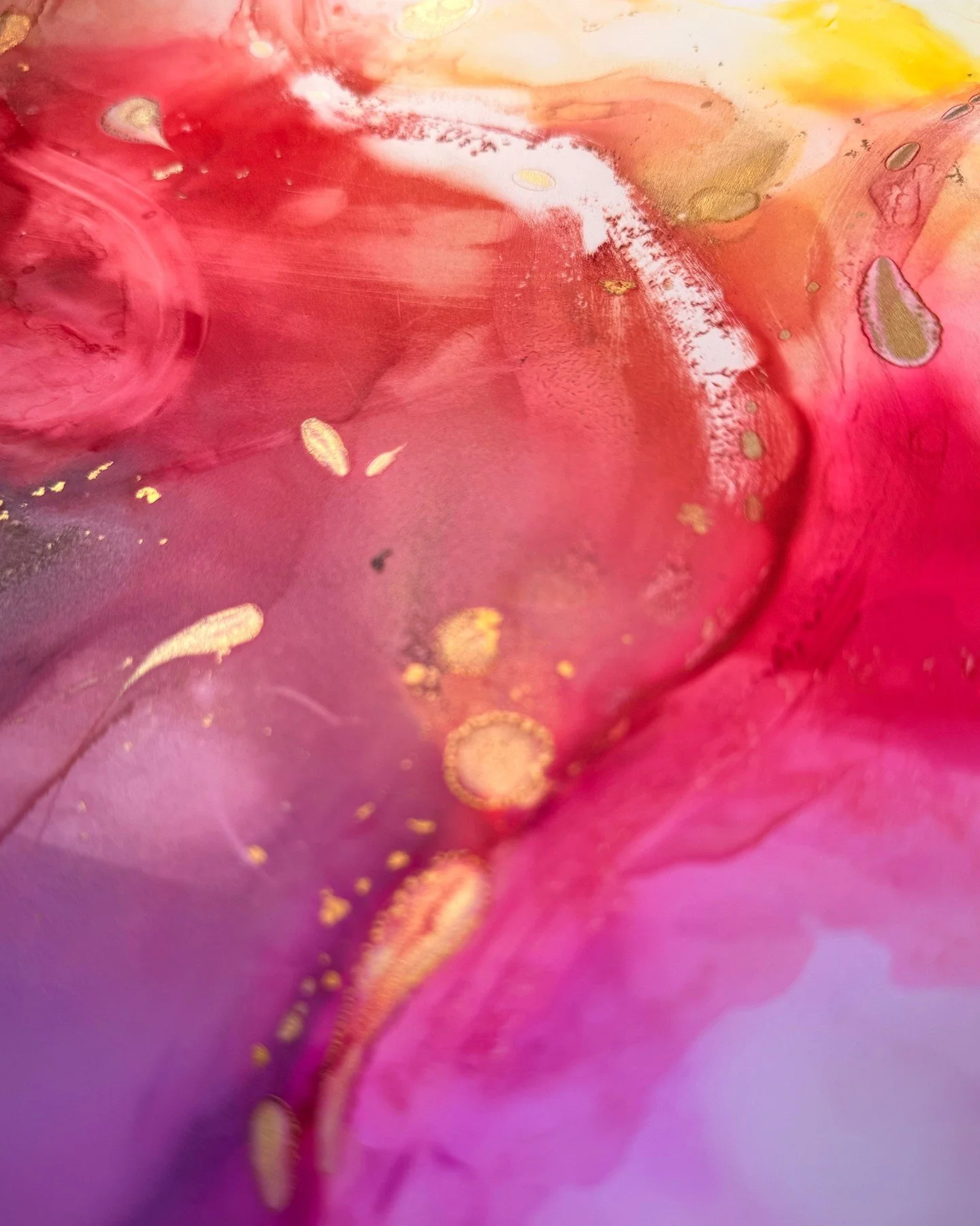 A pocket of gold.
A flare at the edge of the veil.

This detail is from my Radiant palette studies -
the part of the image where colour stops behaving
and starts telling the truth.

Radiant is for the people who lead the energy in a room. 
If that so