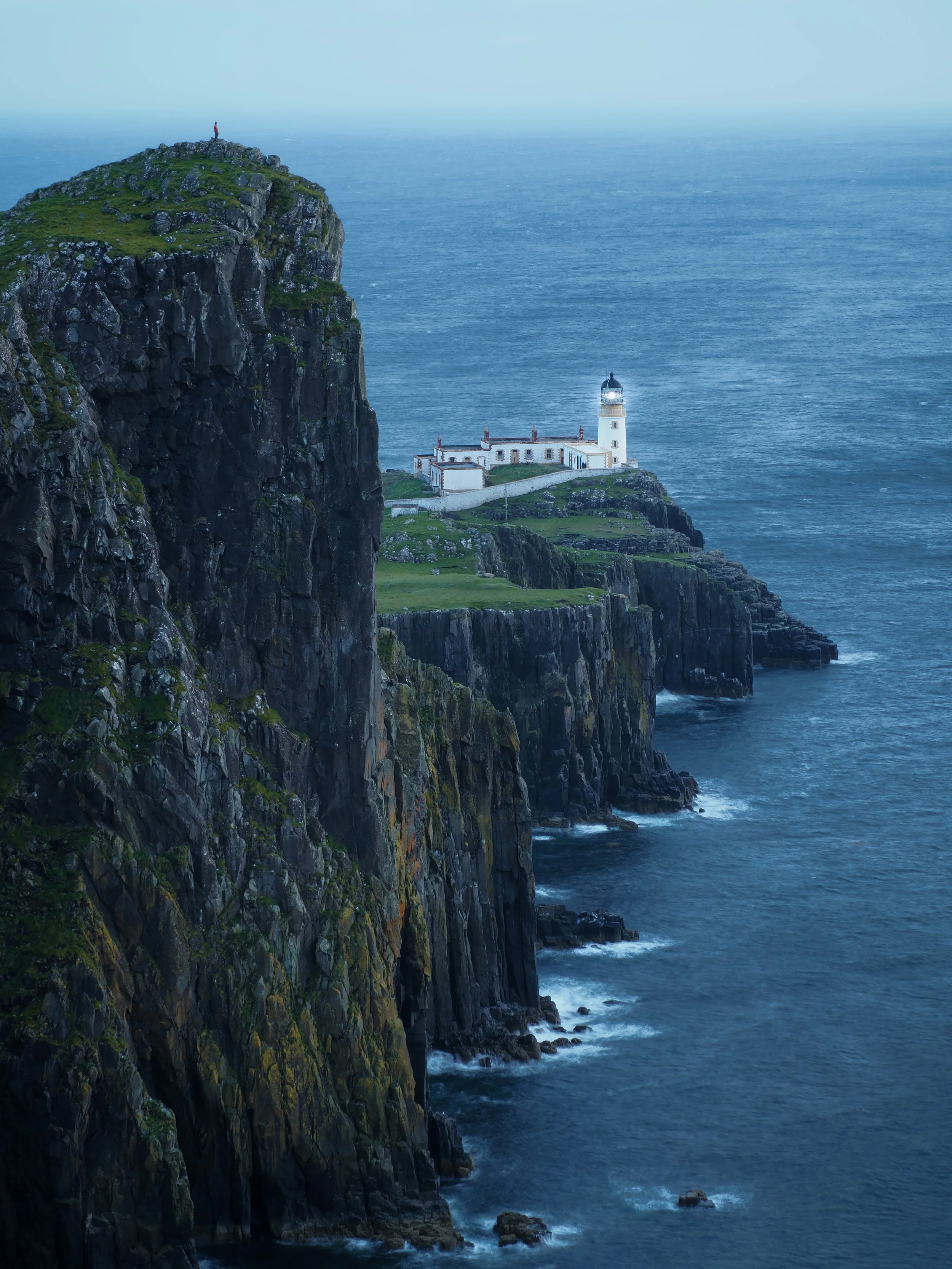 The Man & The Lighthouse (Blue Hour)