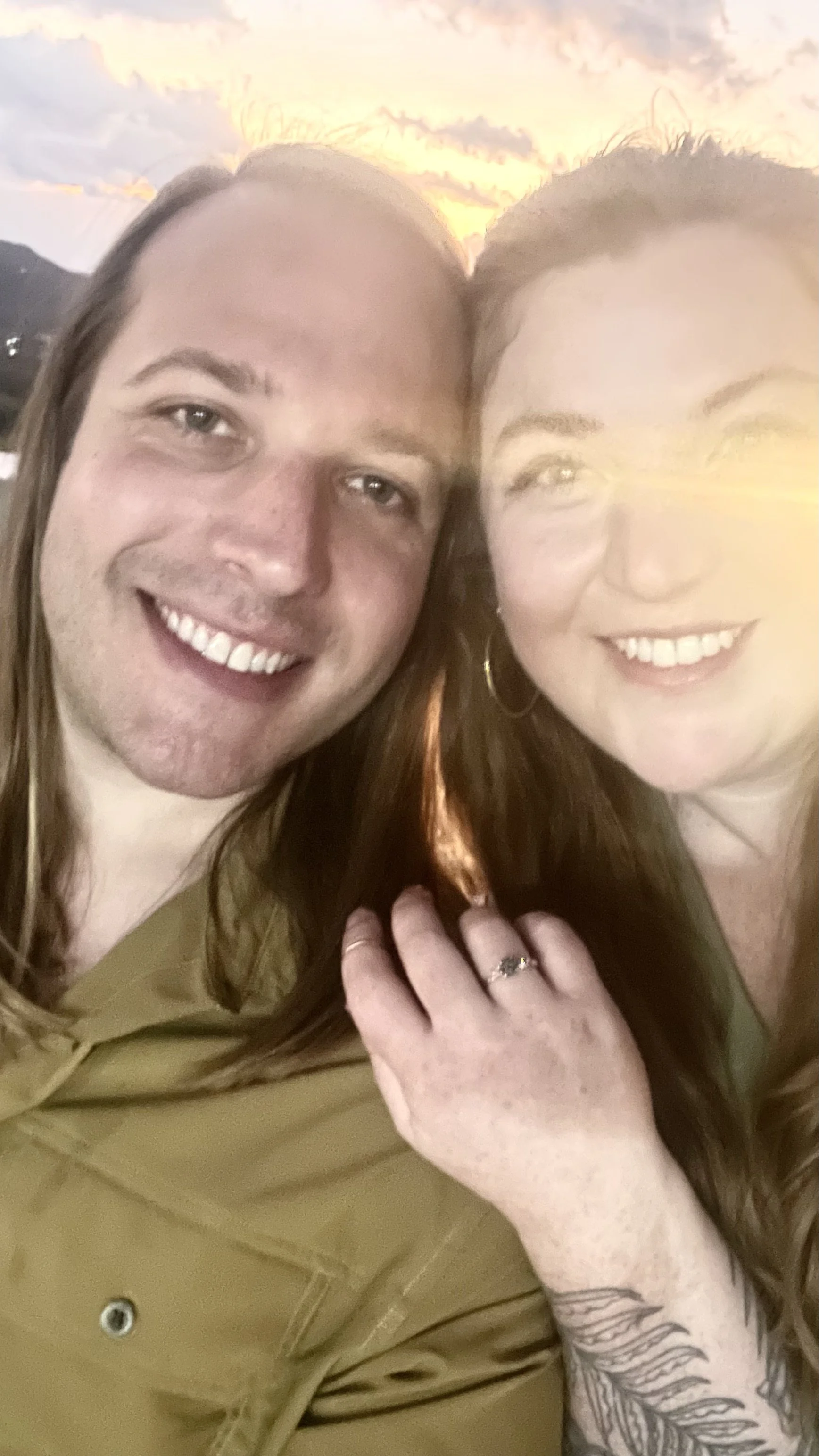 …and right after Chris proposed