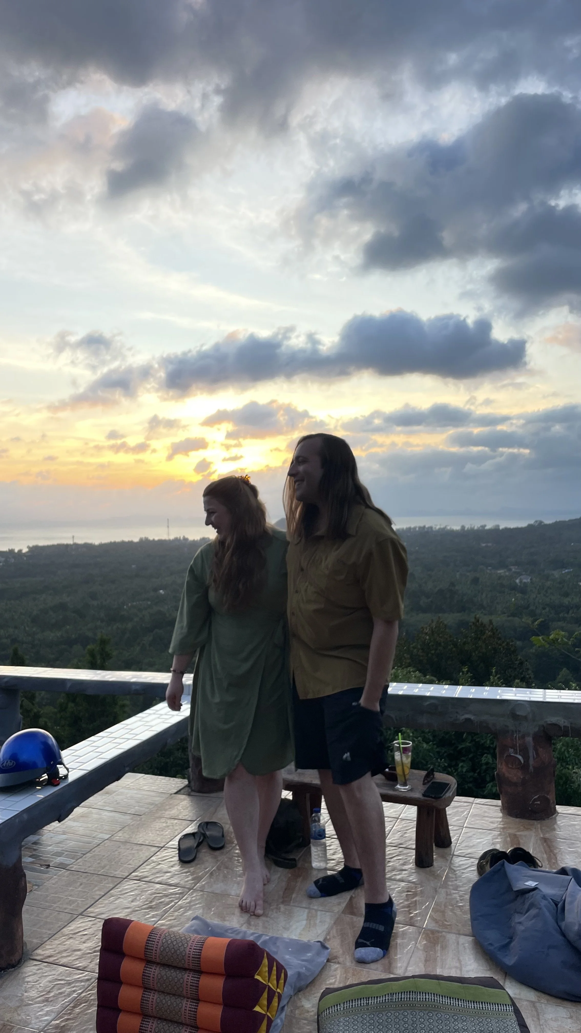 Right before Chris proposed...