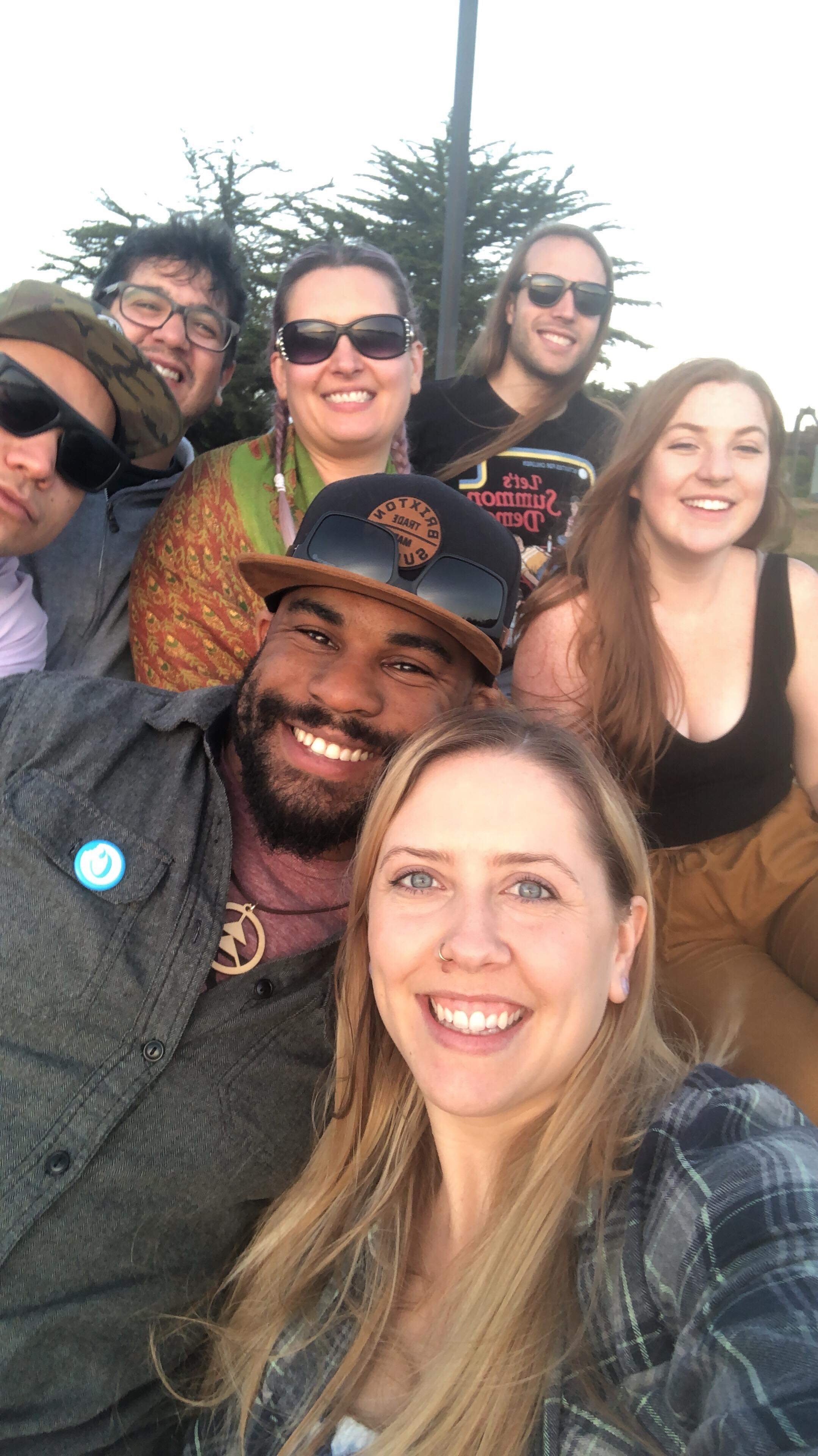 Camping in the Redwoods with some of our closest friends