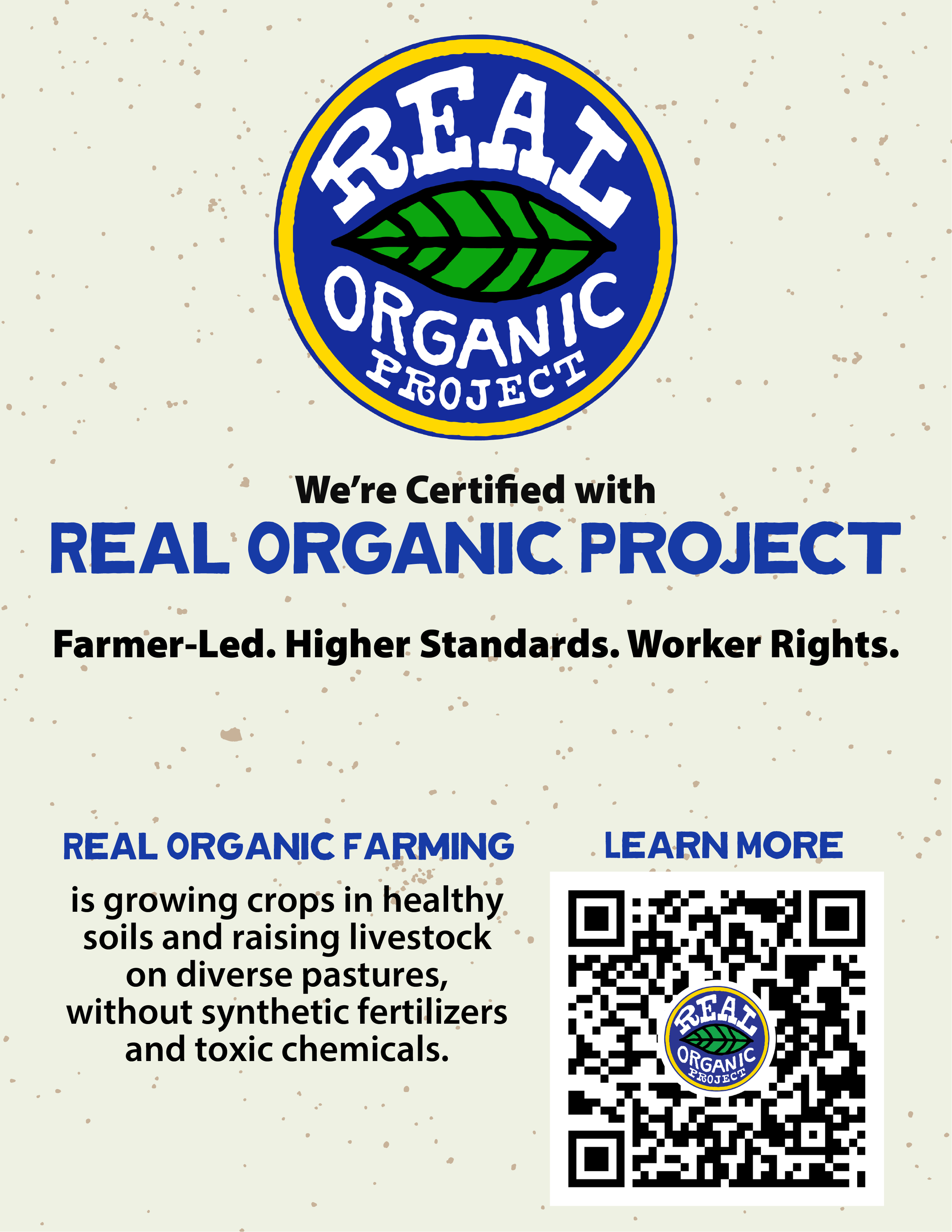 Printable Poster with QR Code