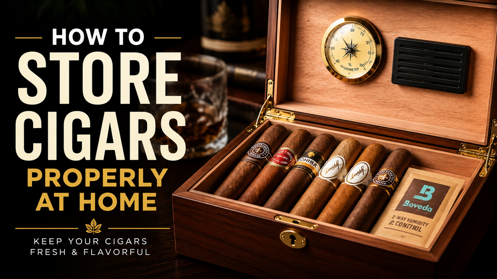 How to Store Cigars Properly at Home
