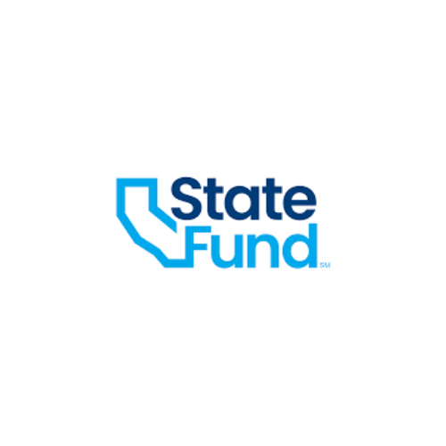 Logo of California State Fund with the words 'State Fund' in blue. Lindsay Bryan-Podvin was a featured speaker.