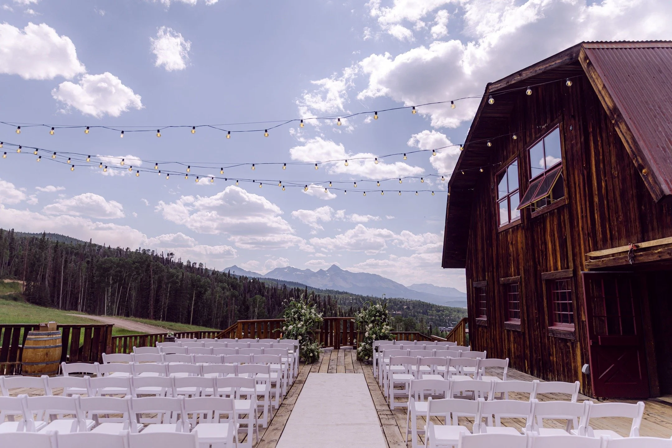 Mt. Wilson is calling!

#weddingphotography @abielivesayphotography 
#mountainvenue @tellurideweddings @gorrono_ranch 
#floraldesign @bridalveilfloral
#music @diamondempireband
#seatingvignettes @kosirentals
#weddingcake @figandbloomcakes
#hairandmak