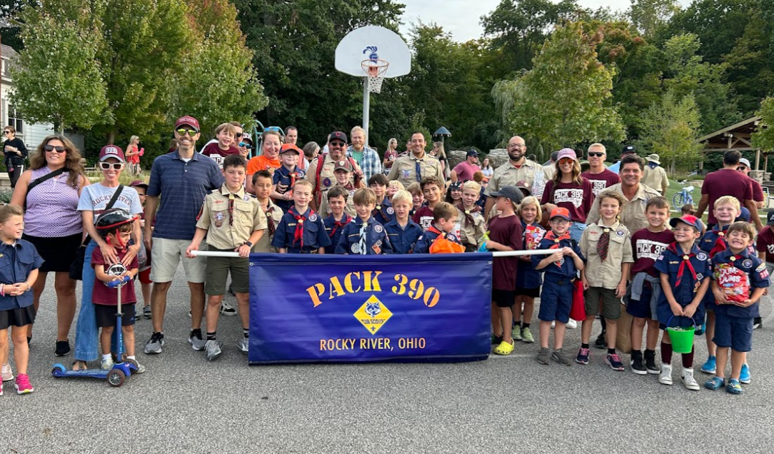 March in Rocky River Homecoming Parade