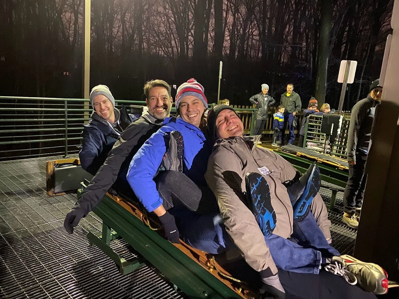 Tobogganing