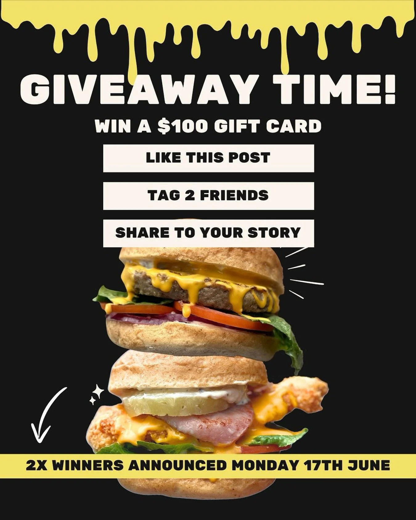 We&rsquo;re into the final week of Vivid 2024 and we want to celebrate by giving away 2x $100 gift cards to 2 lucky people to spend on whatever they want! 

All you have to do is:
1️⃣ Like this post
2️⃣ Tag 2 friends 
3️⃣ [bonus points] Share to your