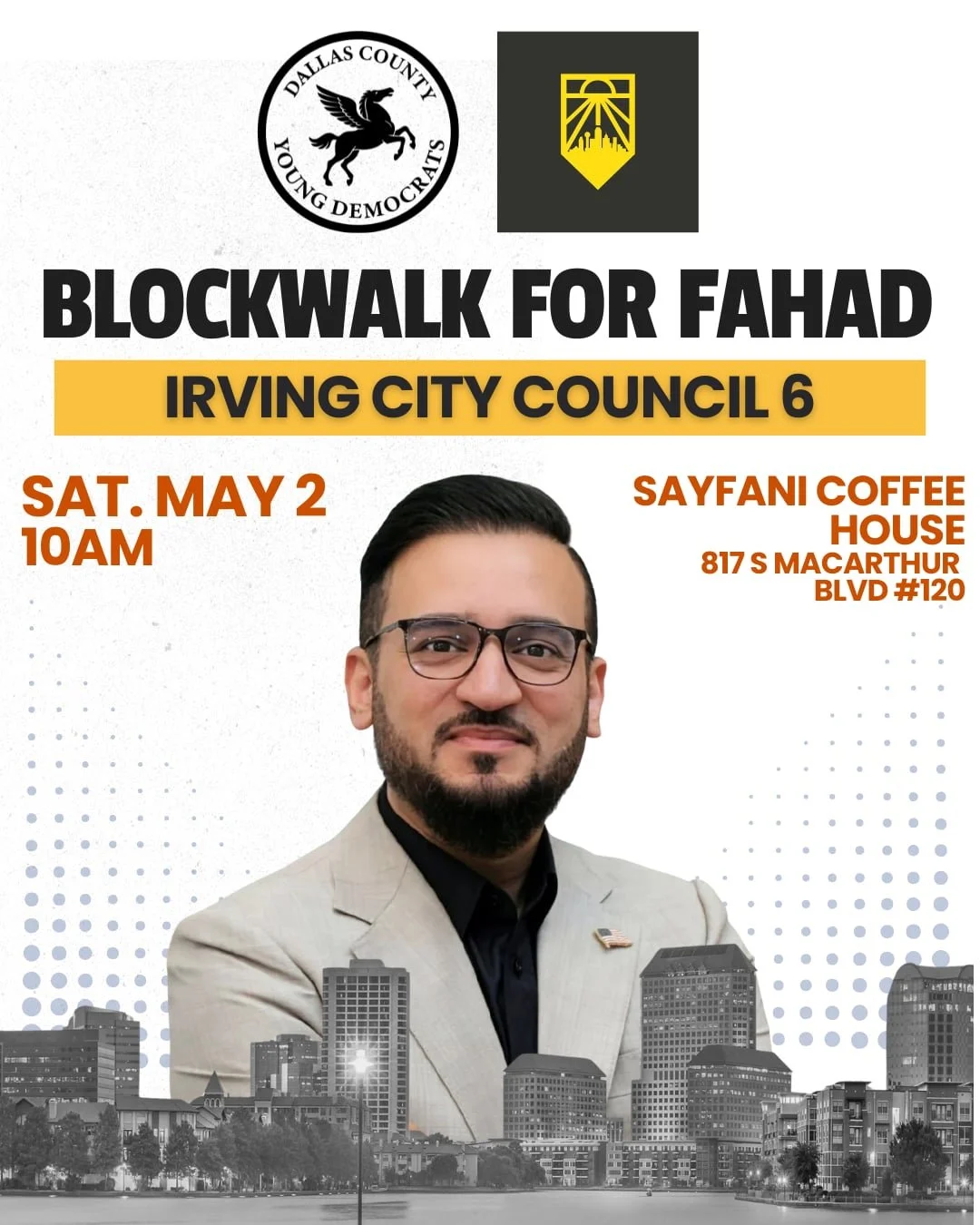 Blockwalk for Fahad, Irving City Council 6