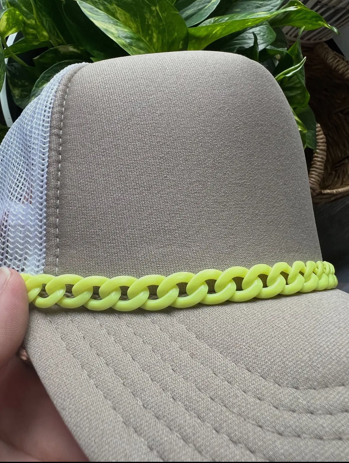 Neon Chunky Hat Chain