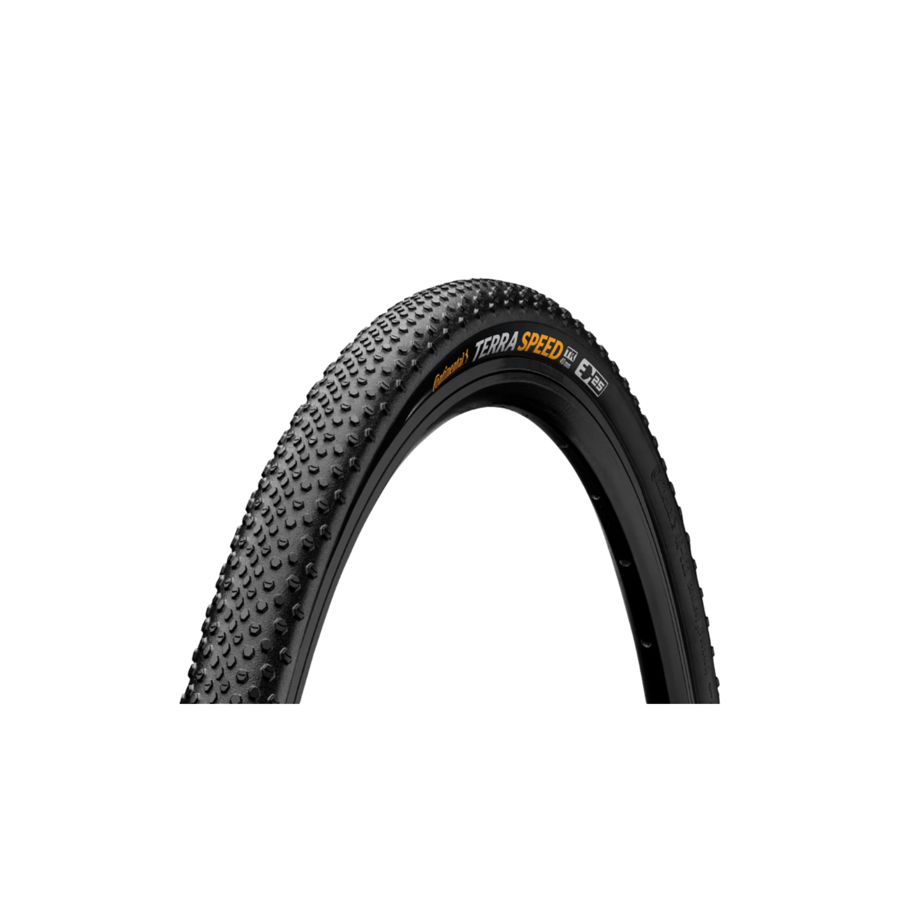 Continental Terra Speed Tubeless Ready ProTection Folding Tyre 700c x 40 Black Chilli Compound, Black