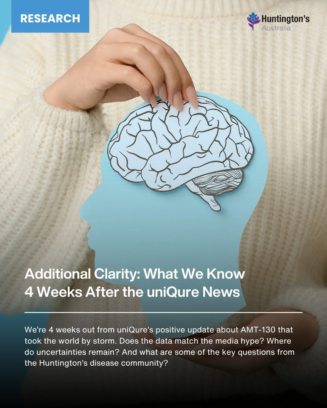 A few weeks ago, uniQure shared promising topline results from their Phase 1/2 trial of AMT-130, a gene therapy for people with HD. But how much of the media hype is supported by the data? What uncertainties remain, and what questions are top of mind