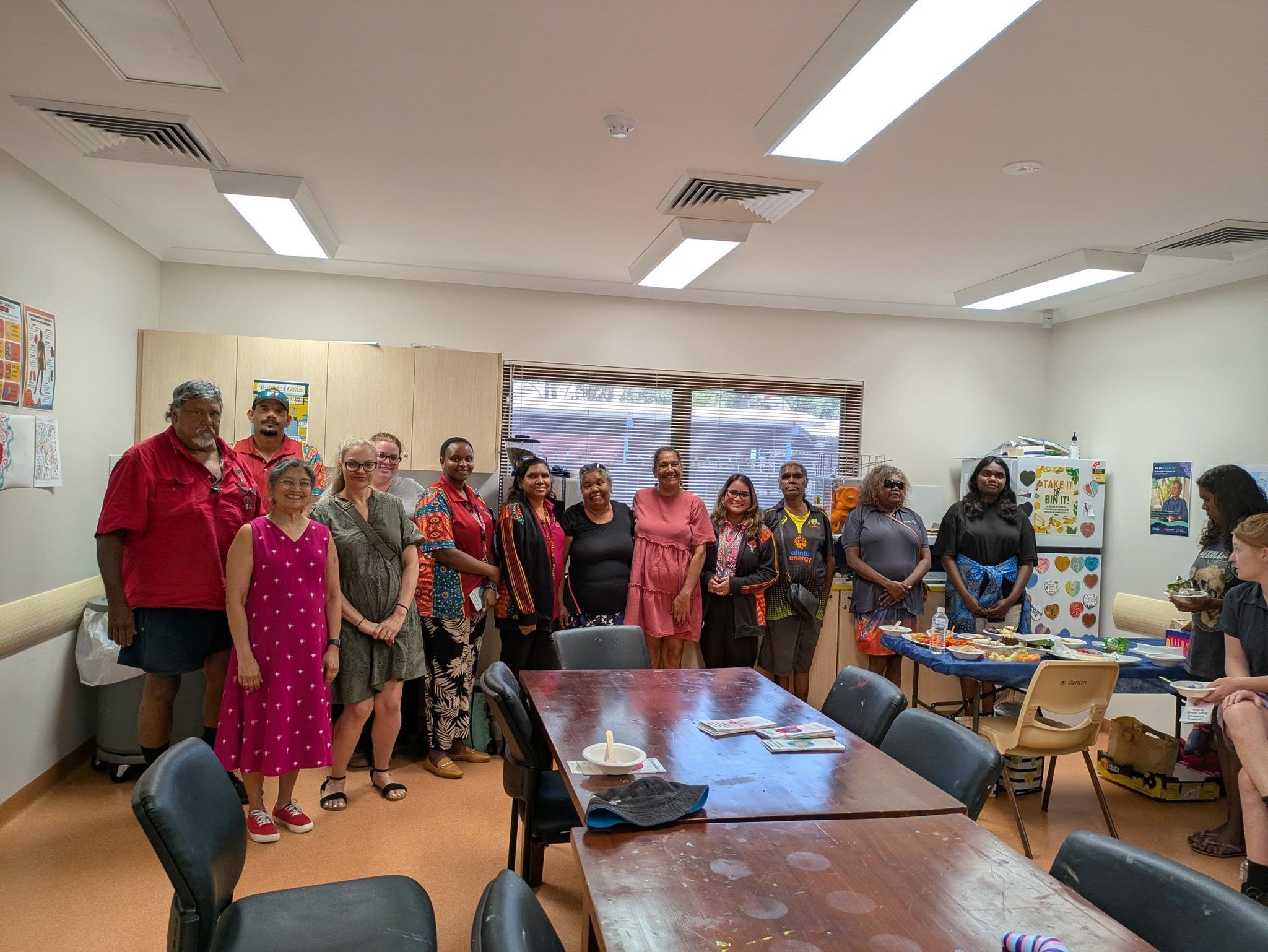 Our team had a wonderful week connecting with community groups across Kununurra and Halls Creek. We spent time at 𝗬𝘂𝗿𝗶 𝗬𝘂𝗻𝗴𝗶 𝗠𝗲𝗱𝗶𝗰𝗮𝗹 𝗖𝗲𝗻𝘁𝗿𝗲 delivering an education session, joined by women from the 𝗛𝗮𝗹𝗹𝘀 𝗖𝗿𝗲𝗲𝗸 𝗪𝗼𝗺𝗲