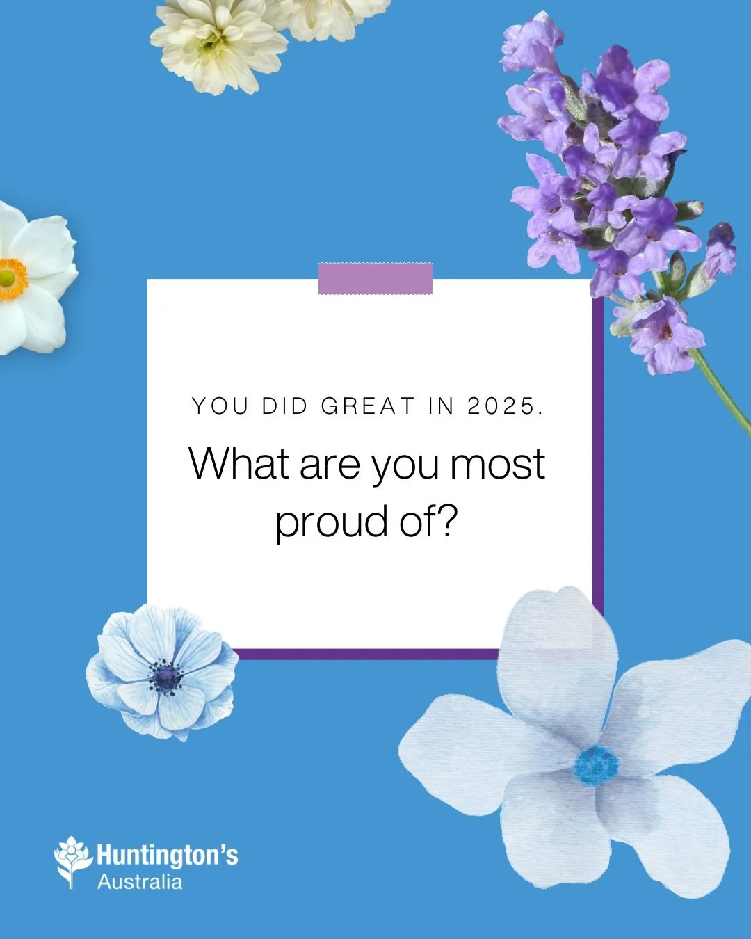 2025 asked a lot.

And still, you showed up.

In big ways and small moments, you did great this year 💙

What are you most proud of?
