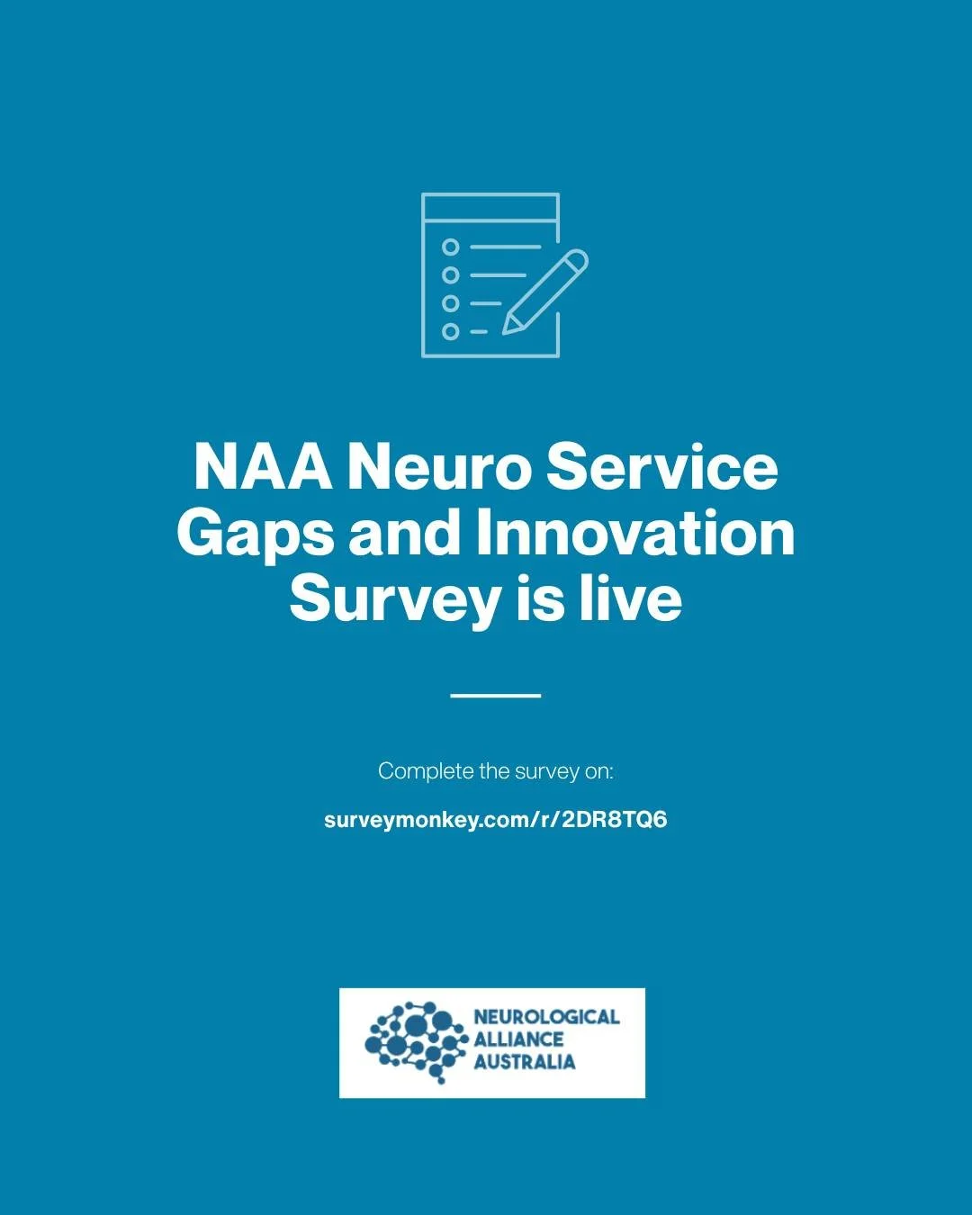 📣 Have your say &mdash; the NAA Neuro Survey is now open!

If you or someone you care about lives with a neurological or neuromuscular condition &mdash; or if you work in neurological care, research or support &mdash; we want to hear from you.

This