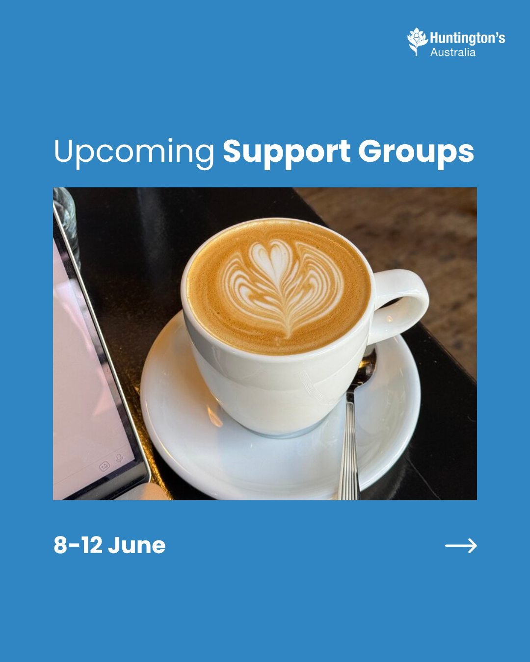 𝐒𝐮𝐩𝐩𝐨𝐫𝐭 𝐠𝐫𝐨𝐮𝐩𝐬 𝗵𝗮𝗽𝗽𝗲𝗻𝗶𝗻𝗴 𝘁𝗵𝗶𝘀 𝘄𝗲𝗲𝗸:

9 June, Tuesday
💜 QLD- Ipswich Support Group

10 June, Wednesday
💜 NSW - Central Coast Carers Group
💜 SA - Carers Group

11 June, Thursday
💜 NSW - Newcastle Carers Group

If you'd