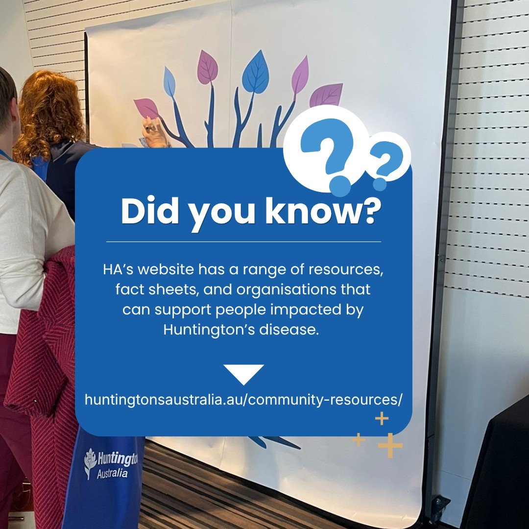 Whether your family is new to Huntington's disease and wants to learn as much as possible, or you&rsquo;d like to better understand HD and the support available, HA has a trove of resources to help.

Head to https://huntingtonsaustralia.au/community-