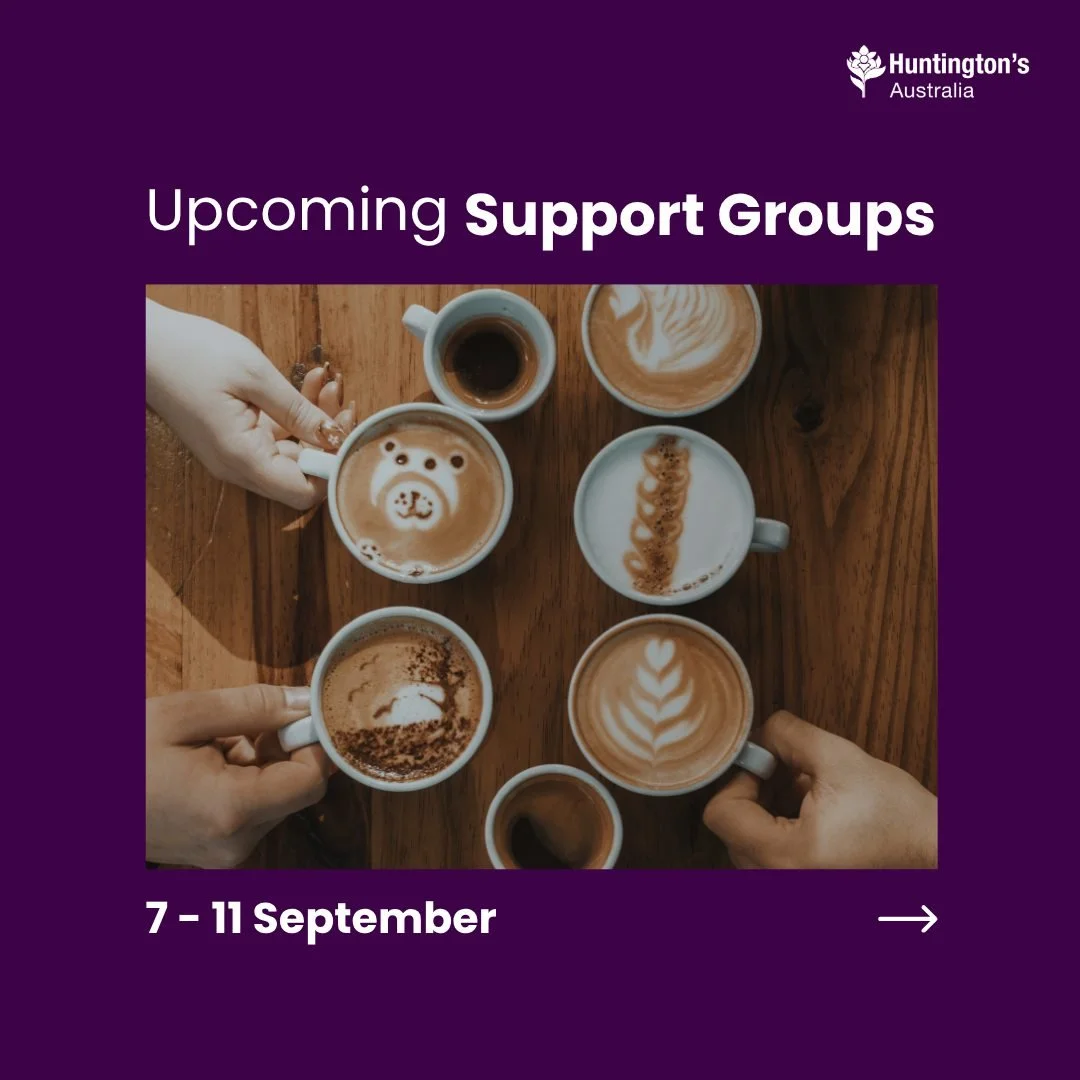 Support groups happening this week:

8 September, Tuesday
💜 QLD - Mackay Support Group

9 September, Wednesday
💜 SA - Coffee &amp; Co

10 September, Thursday
💜 NSW - Newcastle Carers' Group

If you'd like to join any of these groups, contact us on