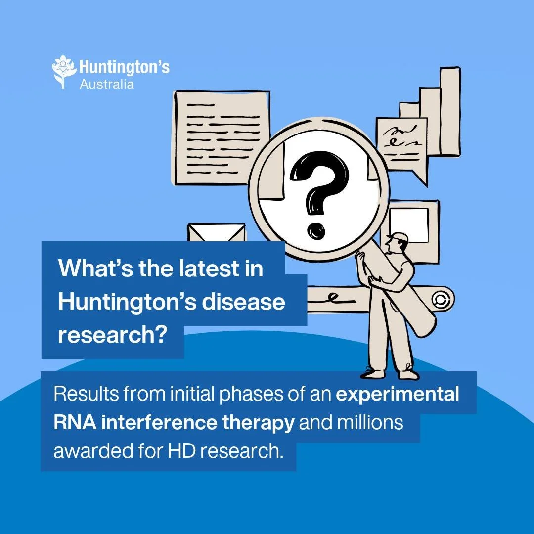 Want the latest news on HD research and clinical trials? 

October's updates included early results from an experimental RNA therapy, recently revealed at the EHDN Clinical Research Congress 2026. Plus, innovative gene-editing techniques and millions