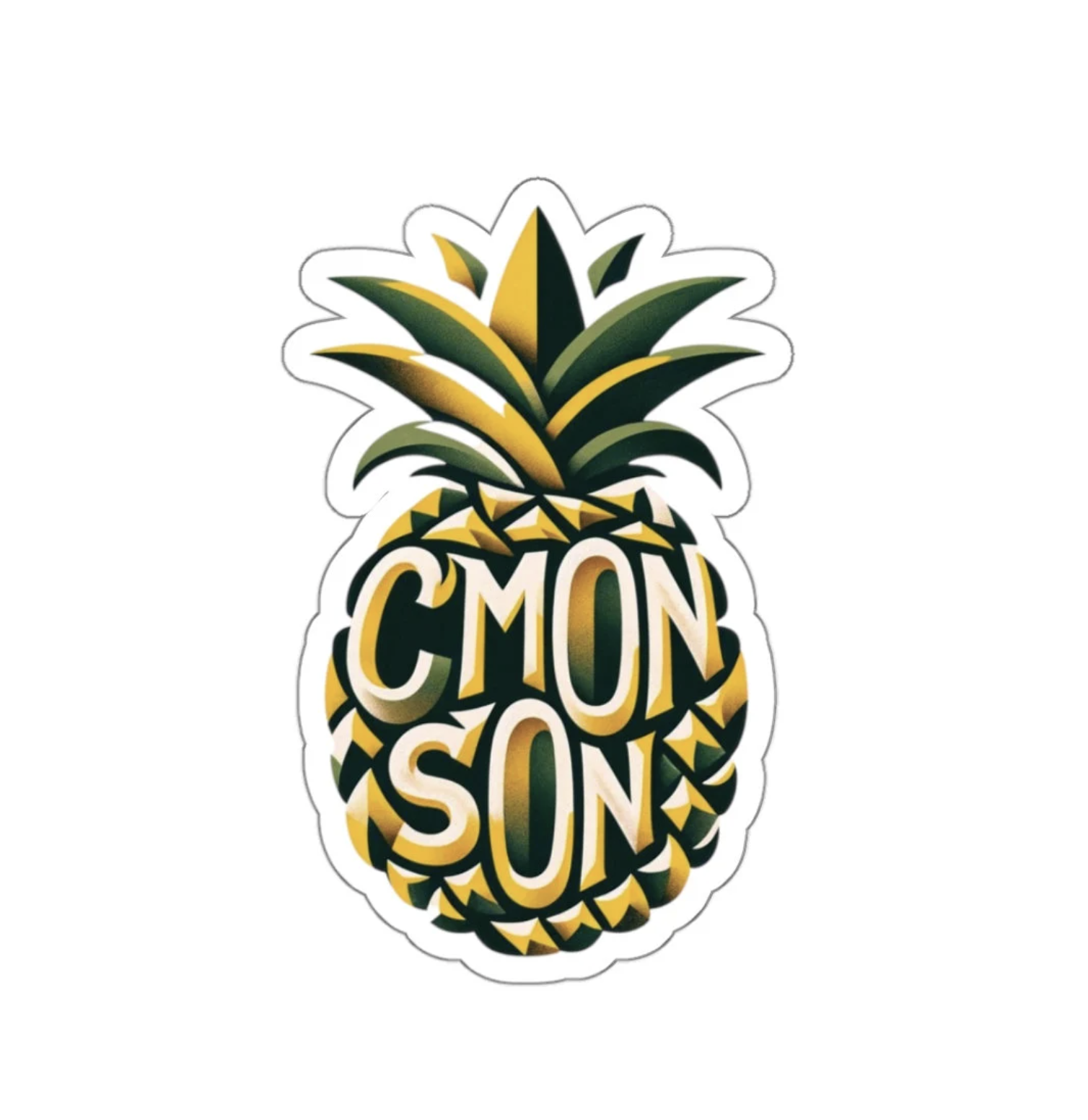 C'mon Son Pysch Sticker