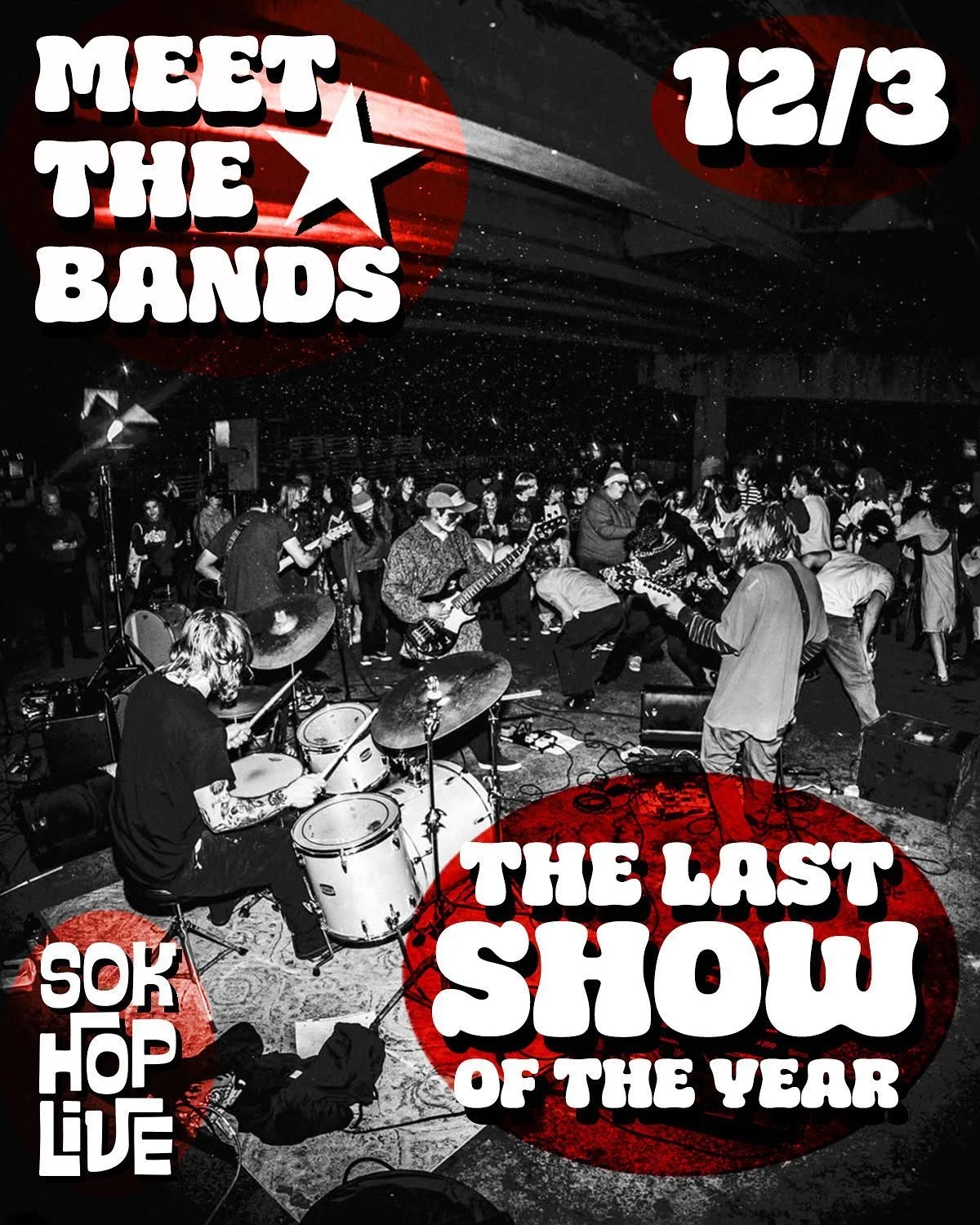 Meet the Bands Monday for our last show of the year!! Take a little break from finals to come see the show, you deserve it ;) Going to be an iconic show with @cedar.shitty &amp; @mopsy_band . Read more about them below 👇

🎄Cedar Sh*tty is the cover