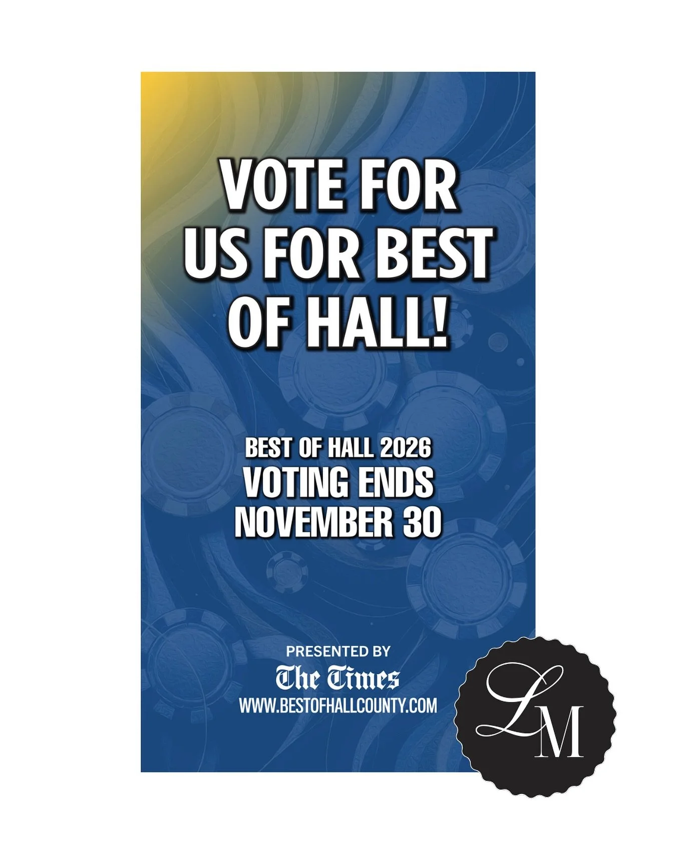 We&rsquo;ve been nominated for ✨BEST OF HALL 2026✨!!

Serving our community has been such a joy, &amp; seeing our clients grow has been the most rewarding part of what we do. This nomination is truly so special, thank you all for your support! 🤍

Vo
