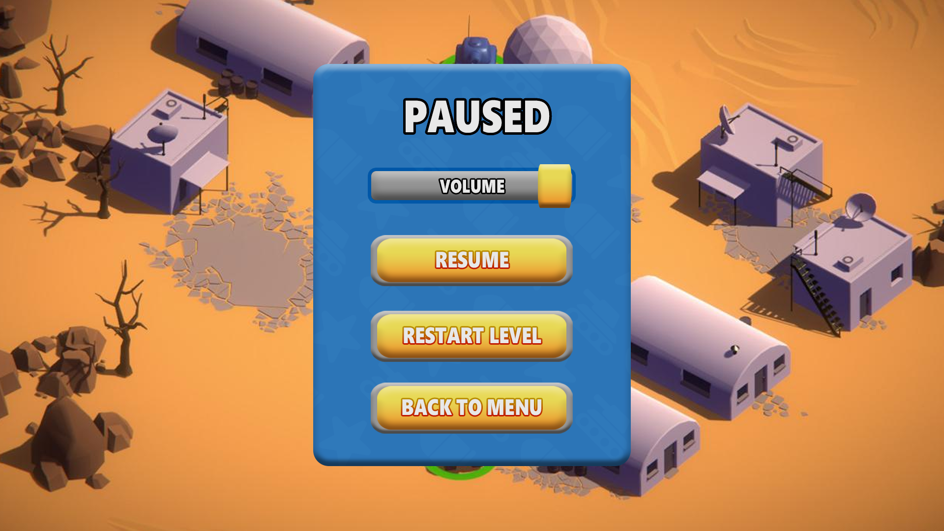 Pause Menu mockup