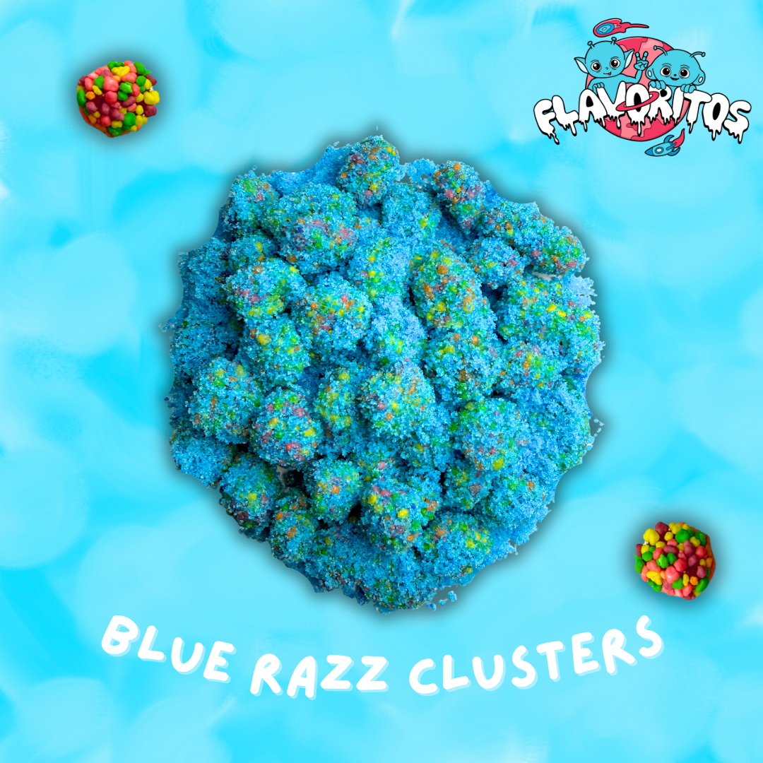 BLUE SOUR RAZZ CLUSTERS