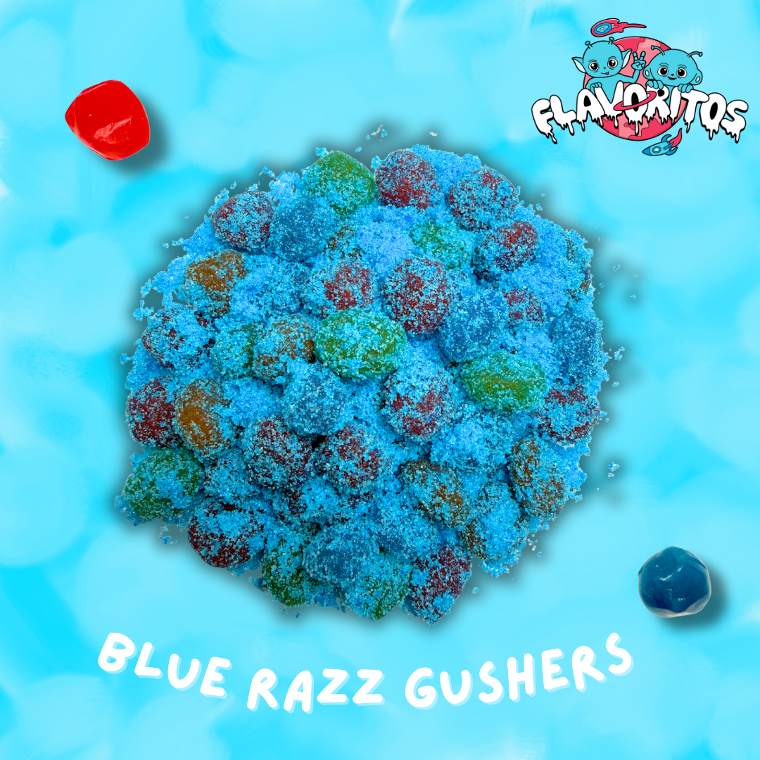 BLUE SOUR RAZZ GUSHERS