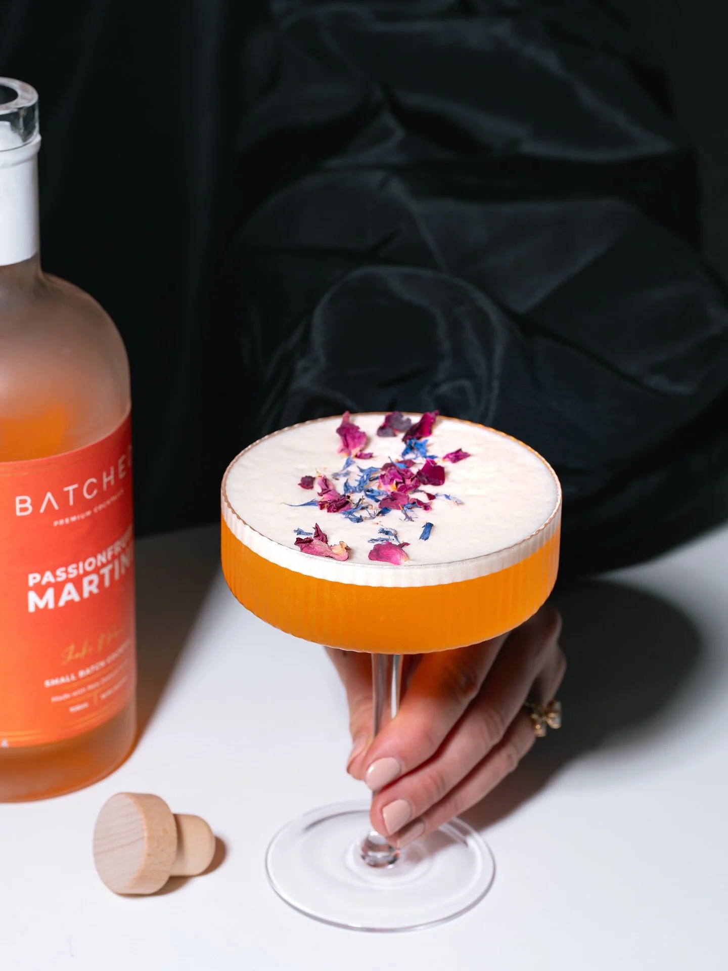 Friday, 5PM - Passionfruit Martini time @batchedcocktails featuring @parched_garnishes Twilight Bloom Mixed Petals
Beautifully captured by @brandstories.nz