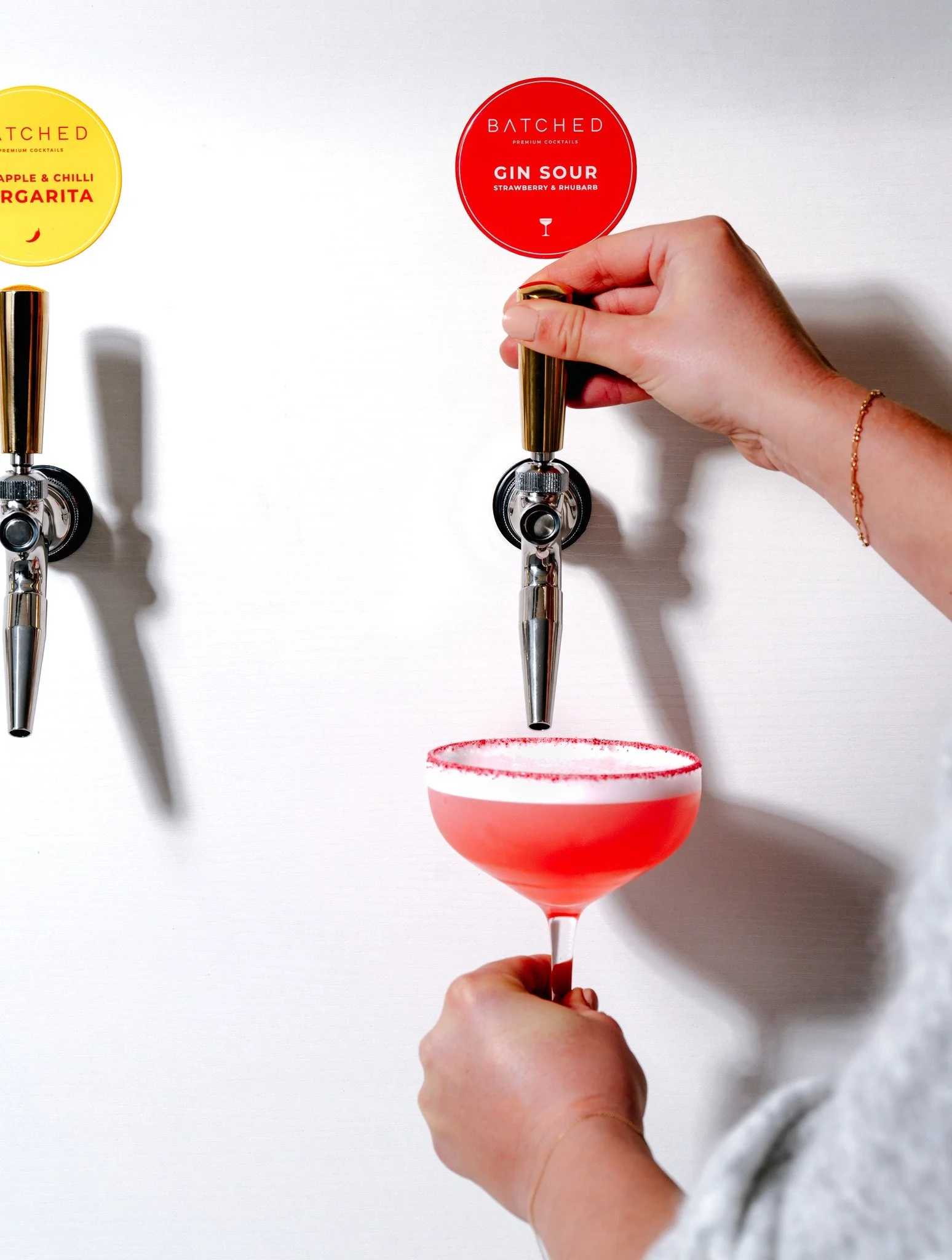 We&rsquo;re proud to work with our friends at @batchedcocktails serving a selection of their premium pre-made cocktails.

A crowd favourite? Strawberry Gin Sour - sweet strawberry balanced with tangy rhubarb and classic gin botanicals .

A fan favour