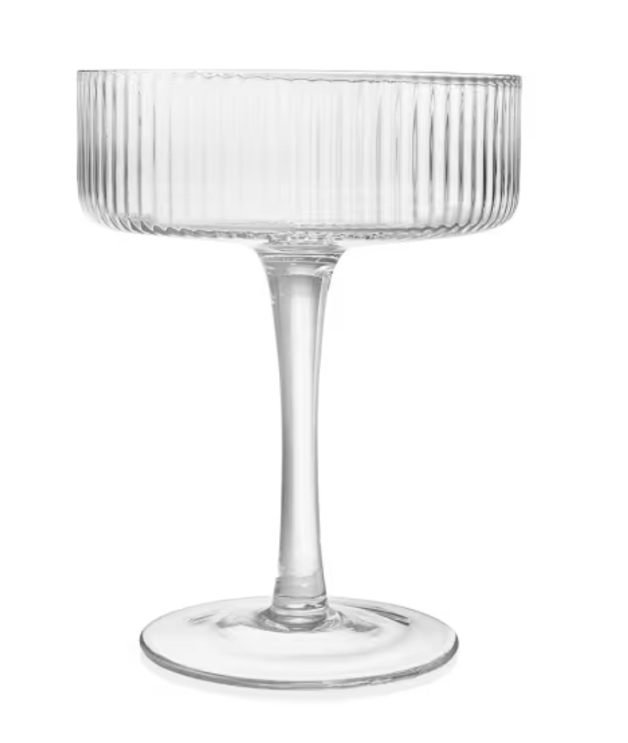 Image of cocktail glass available for hire, perfect for events, gatherings, and weddings in Central Otago.