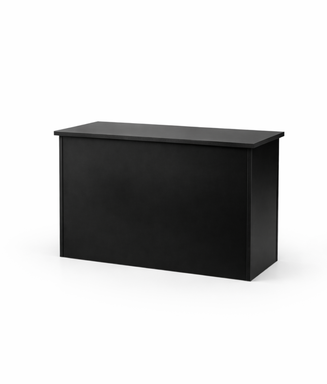 Portable black bar for hire for weddings and events in Queenstown, Wānaka and Canterbury